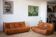 Set of pine leather Togo 2- and 3-seater sofas attributed to Michel Ducaroy for Ligne Roset, set of 2