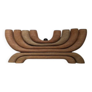 Chandelier bois de manguier