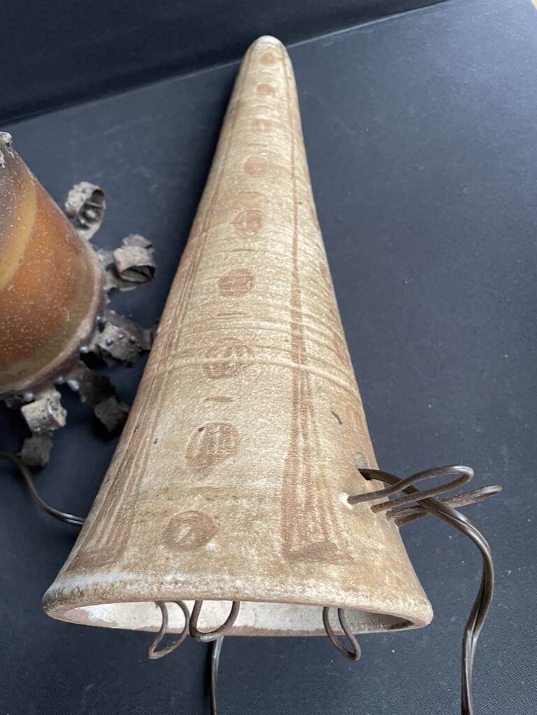 Accolay metal and ceramic lamp (1945-1989)