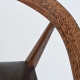 Nanna Ditzel model 113 armchairs Poul Kold Savvaerk Denmark 1955