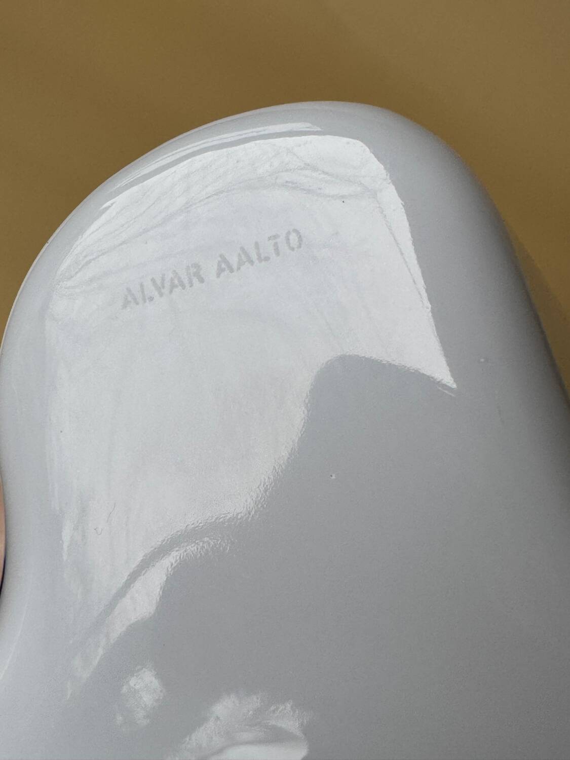 Vintage art glass vase by Alvar Aalto for Iittala
