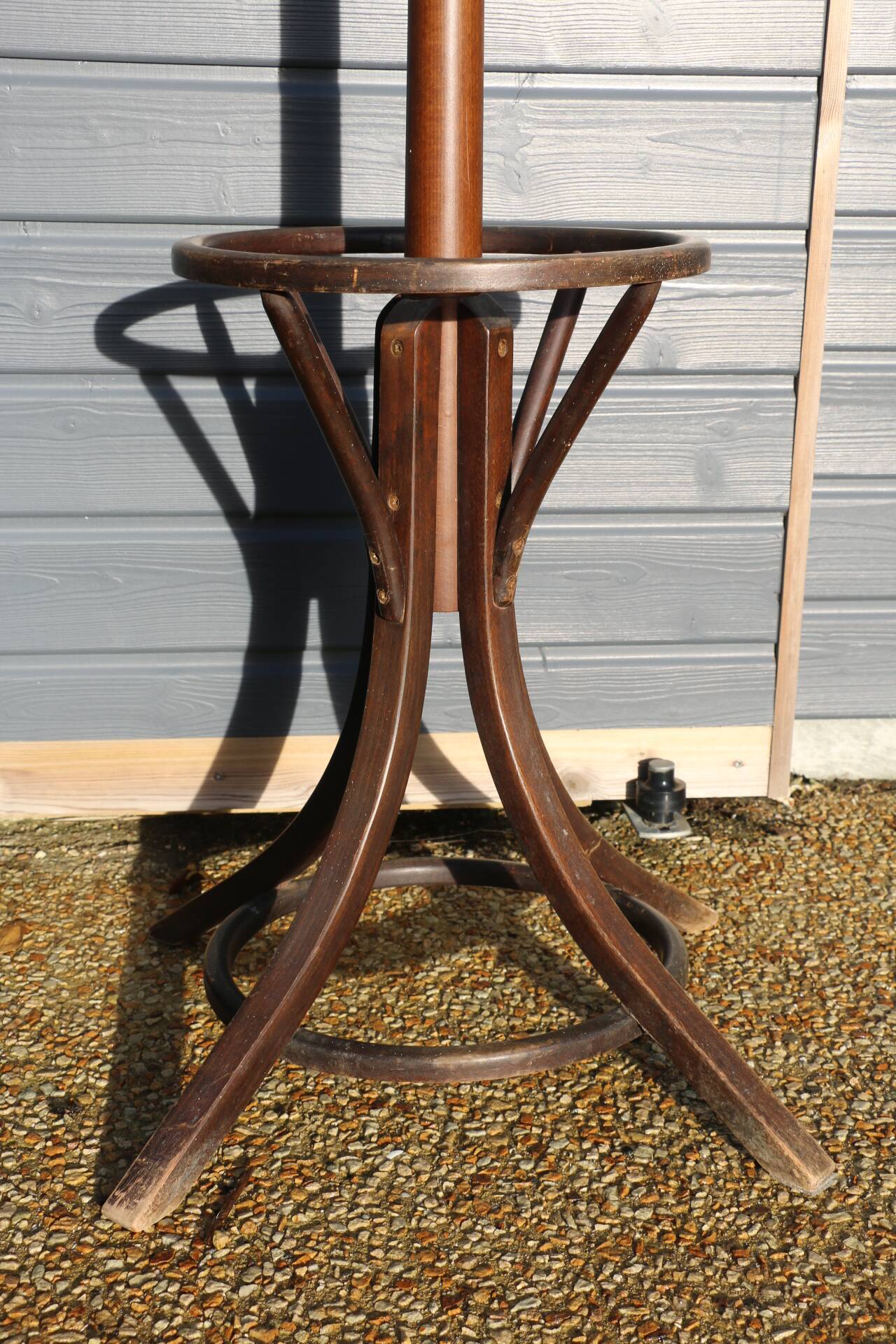 BAUMANN parrot coat rack dark beech umbrella stand