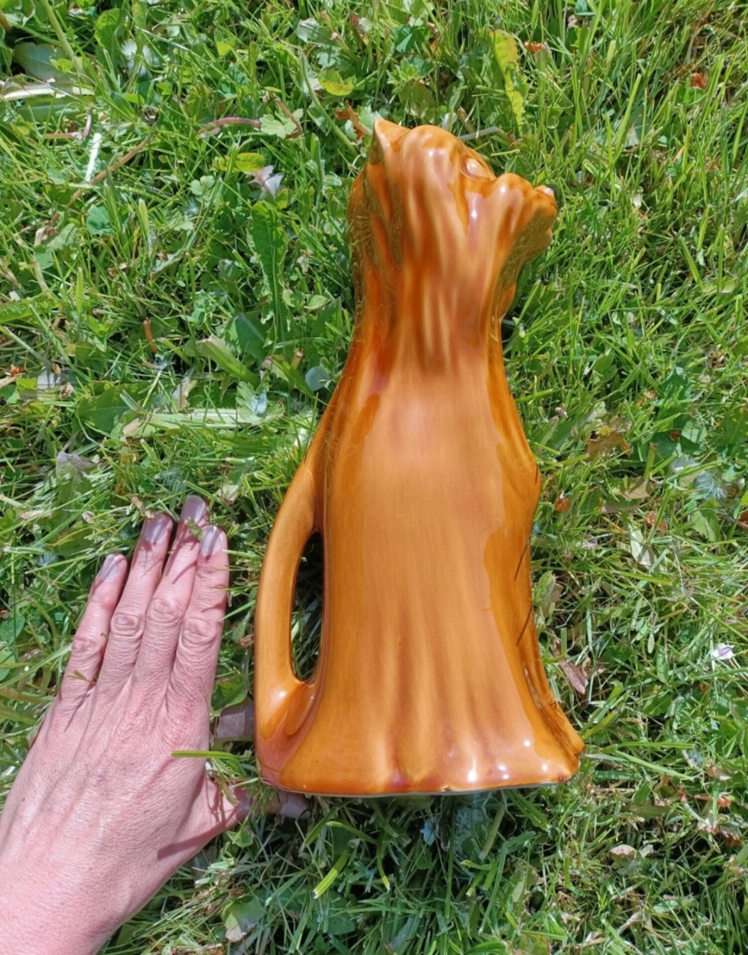 Pichet/Carafe zoomorphe céramique rétro