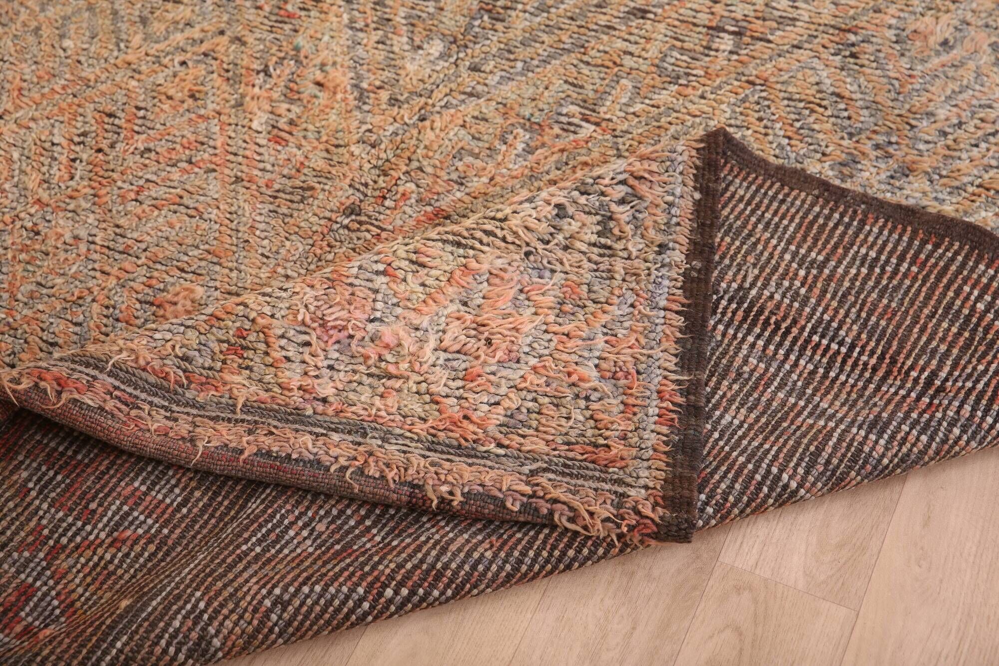 Vintage Moroccan Rug 179 x 276 cm, Berber Wool Rug Handmade, Bohemian Rug