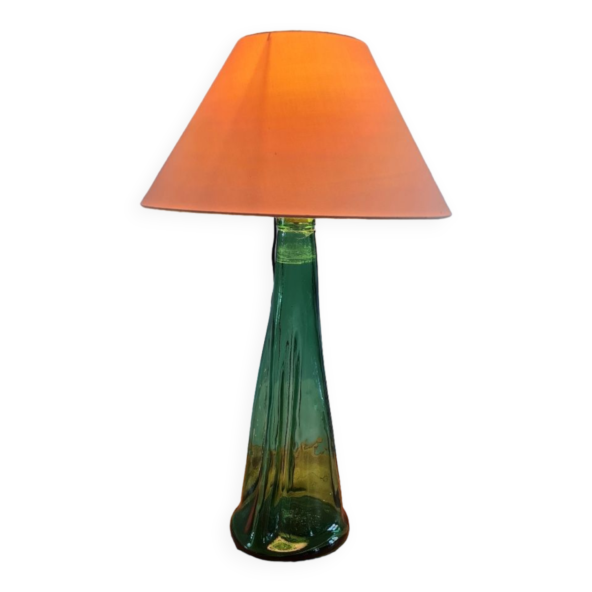 Blown glass lamp
