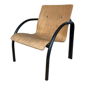 fauteuil chauffeuse bois