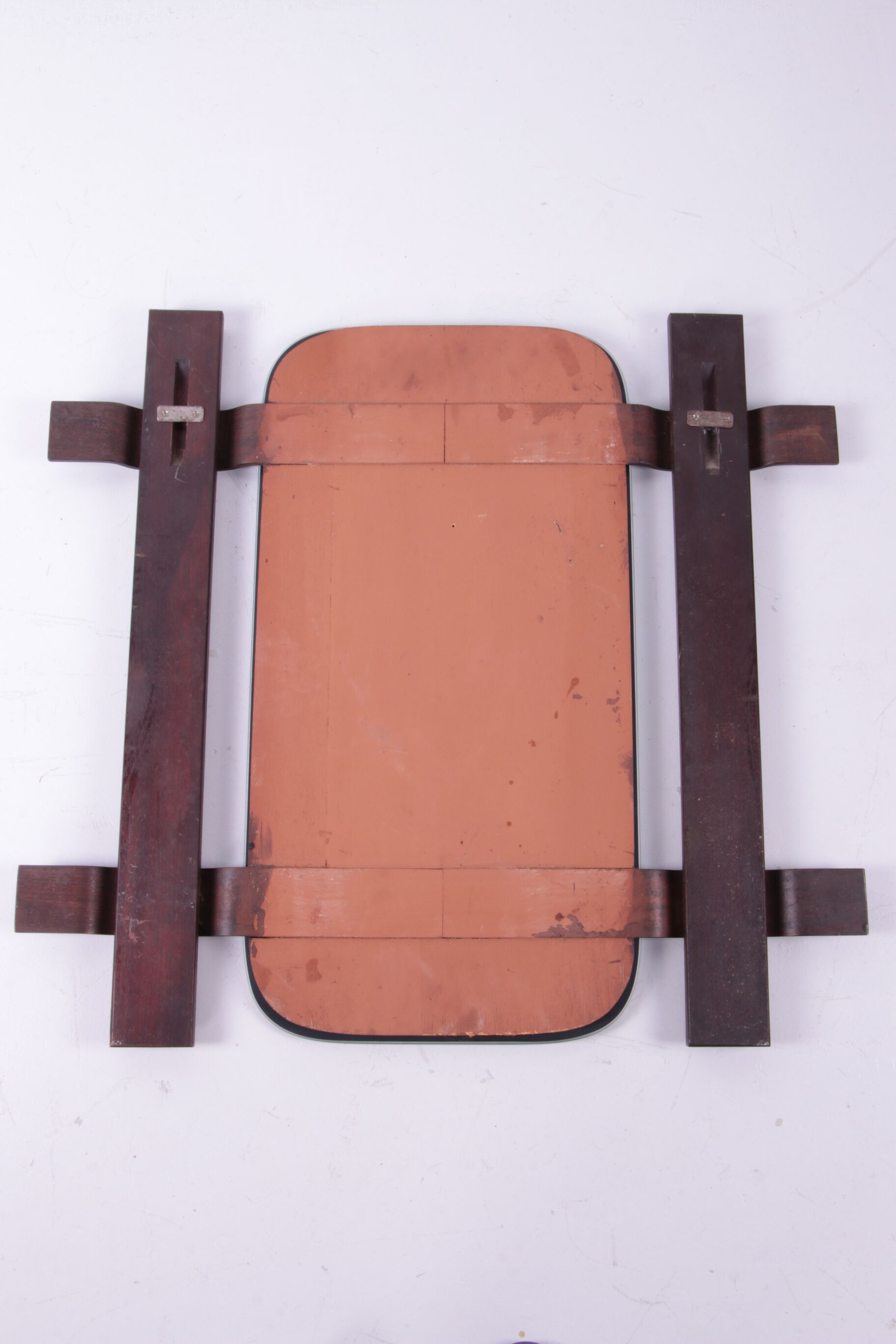 Ico Parisi Wall unit with mirror and stool 1950 Italy