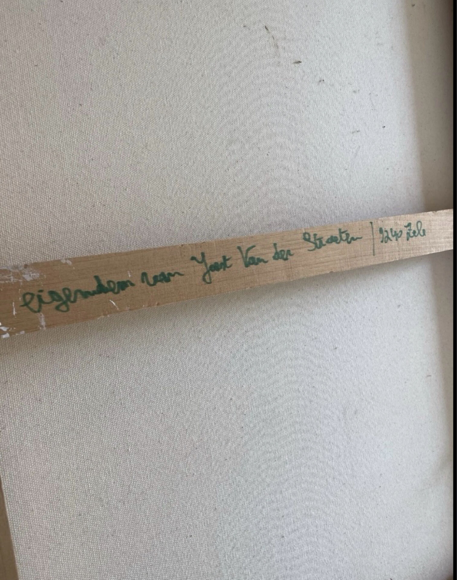 Huile sur toile signée « Last RUMGR » et datée « BXL 1980 »