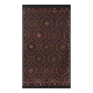 Tapis vintage turc de oushak tissé à la main 174x297 cm