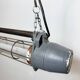 Large Grey Soviet Industrial Hanging Tube Light, 1970s