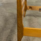 Pair of 1960 Scandinavian twin beds in solid beech