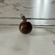 Vintage metal and wood wall coat rack or hook