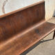 Wooden bistro bench