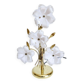 Lampe de table fleurs années 80/90