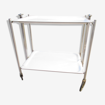 Roller folding extra table
