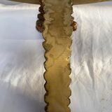 Wooden wall console and antique gilded stucco