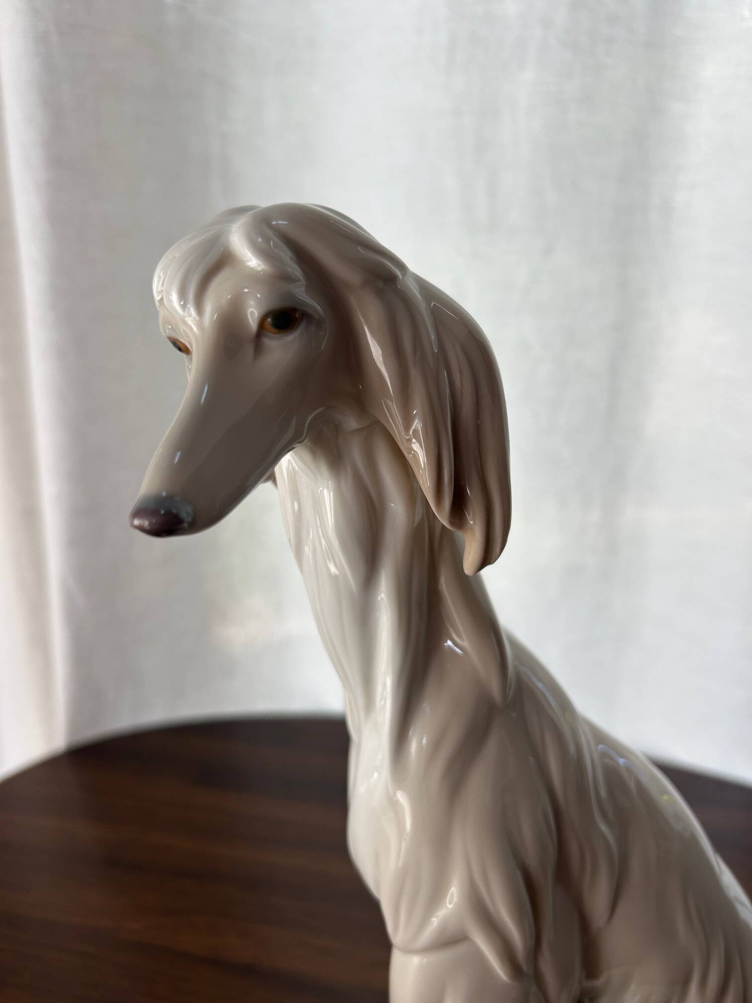Ceramic greyhound by Juan Huerta