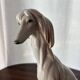 Ceramic greyhound by Juan Huerta