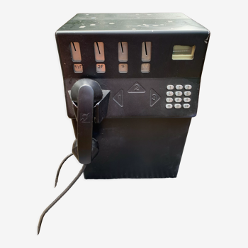 Téléphone de cabine téléphonique année 70
