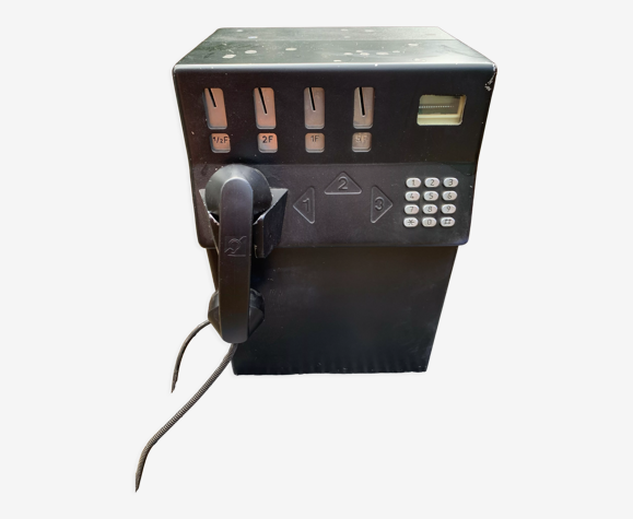 Téléphone de cabine téléphonique année 70