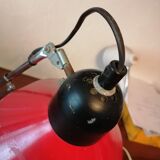 Lampe style à luminor rouge noire vintage