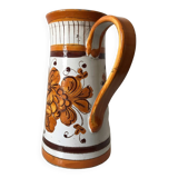 Old numbered orange pitcher