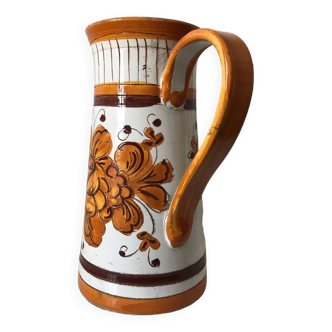 Old numbered orange pitcher