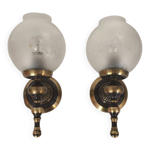 duo lampes d'appliques