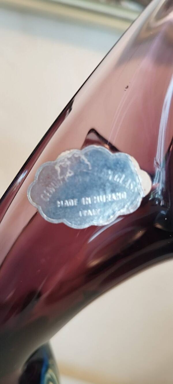 Vase Sommerso Murano Italie