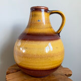 Fritz van Daalen 4736-35 Fat-Lava Vase, Vintage Mid-Century Ceramic Vase from West Germany