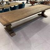 SPIRITO monastery table in solid oak - length 300 cm