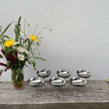 6 stainless steel bowls Rémy Letang 1970
