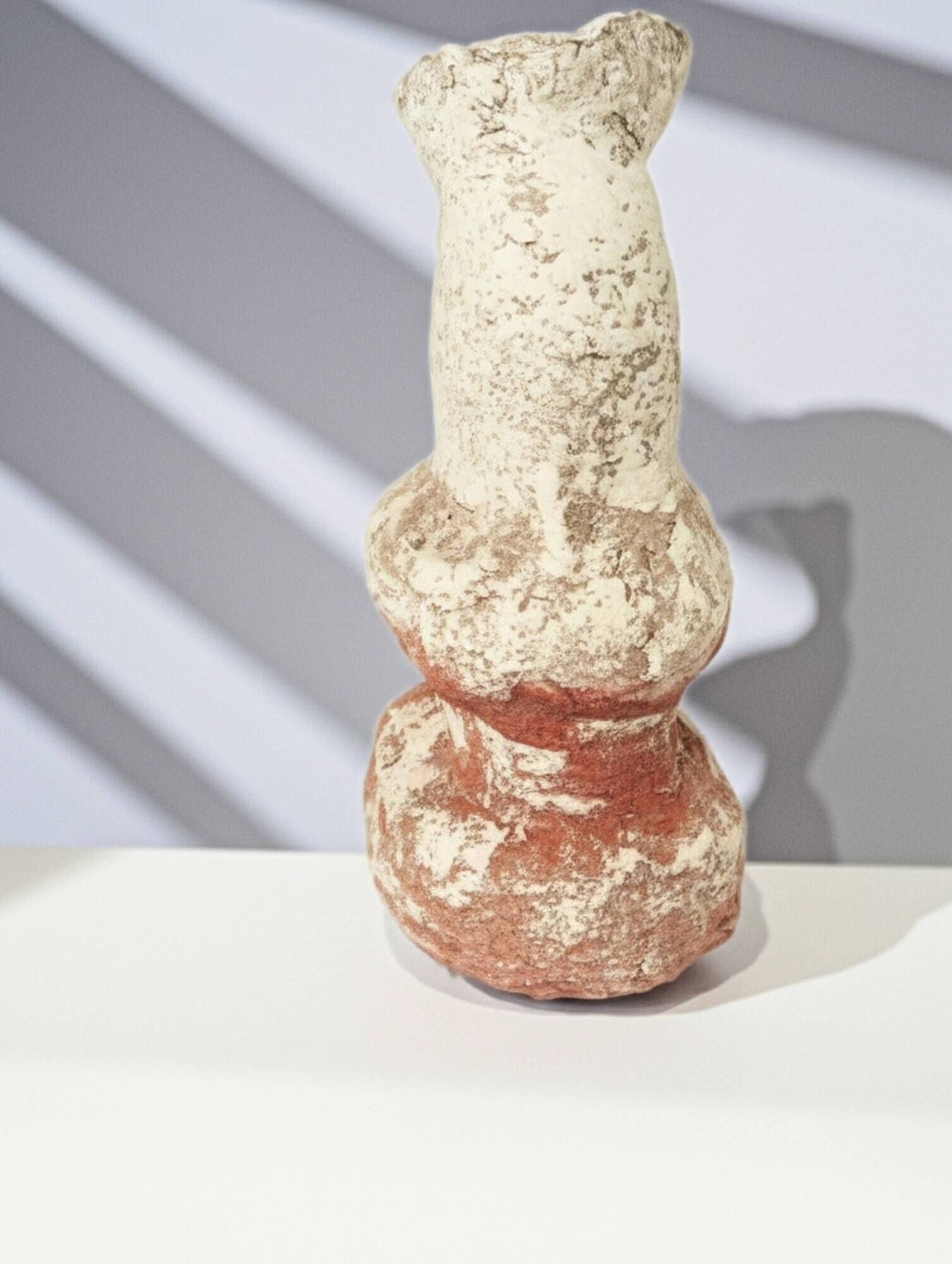 Sculptural vase mineral spirit Boho - Wabi-Sabi
