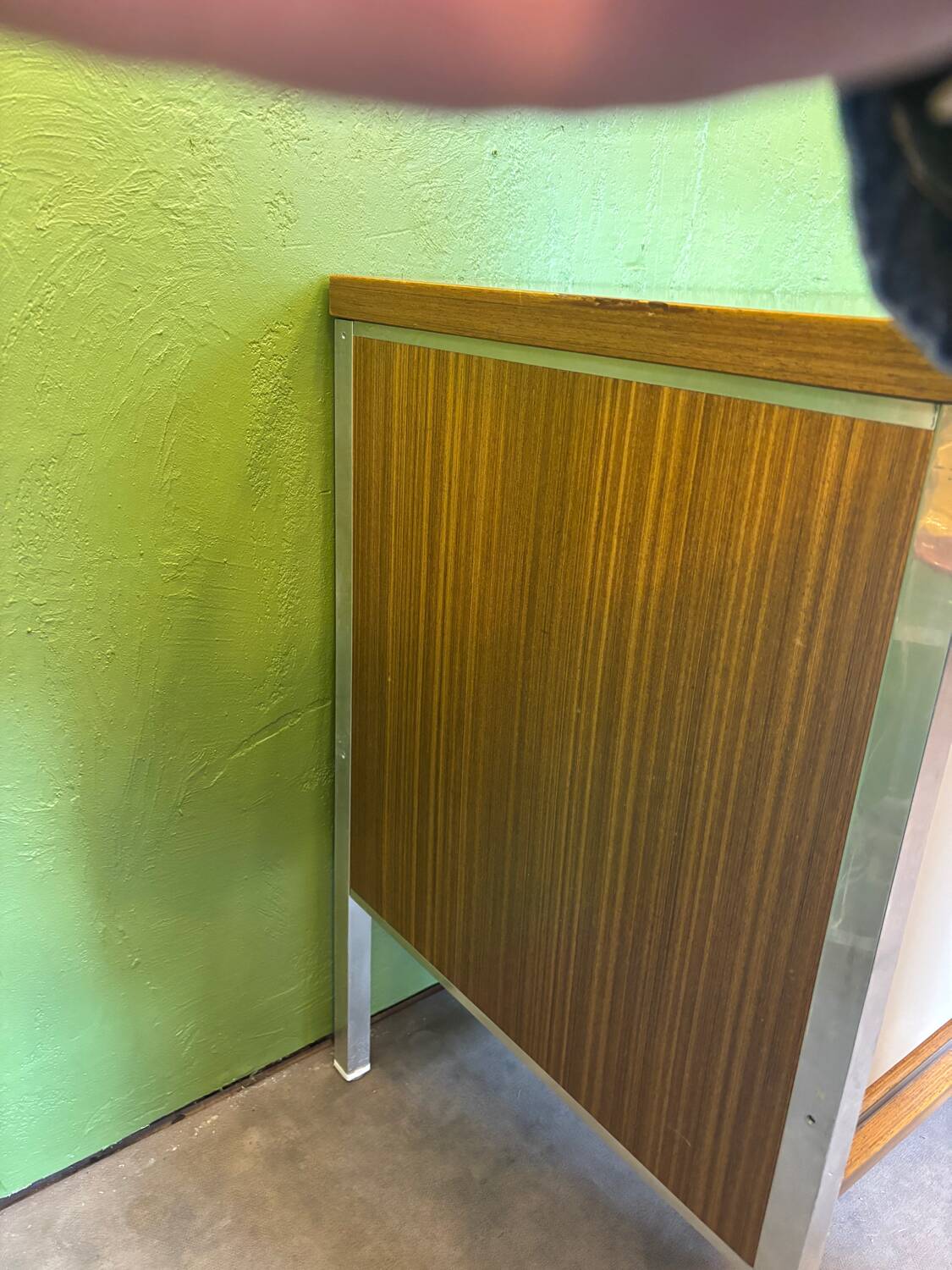 70s sliding door sideboard