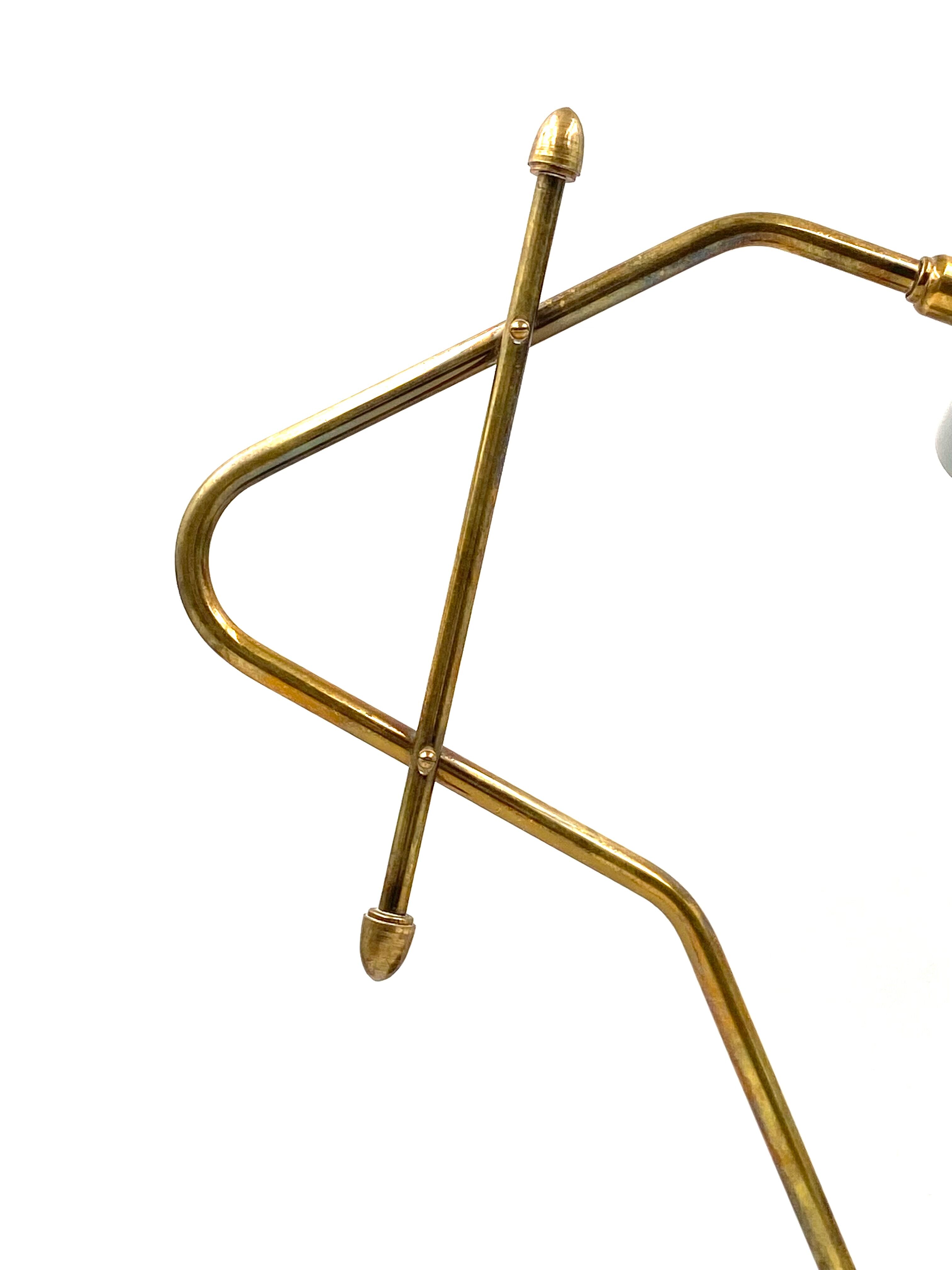 Light blue table lamp, France 1960s