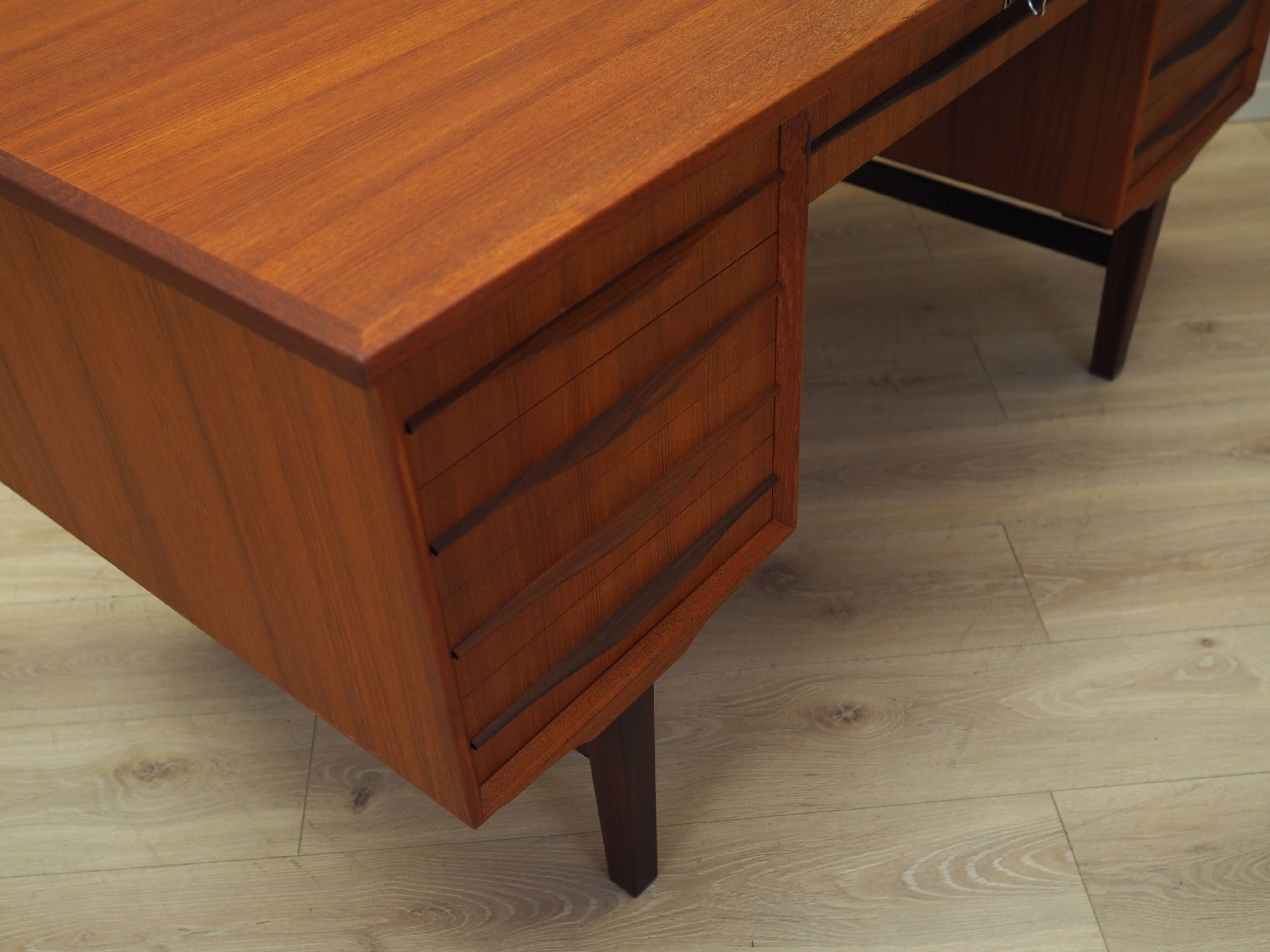 Teak desk, Danish design, 1970s, production: Denmark