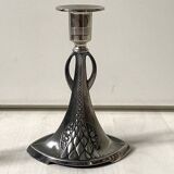 Pair of Art Nouveau candlesticks in silver metal WMF N°325