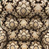 Vintage velvet armchair