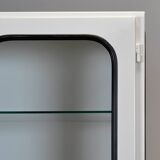 Armoire à pharmacie vintage en fer et verre, années 1970