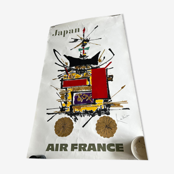 Affiche Air France Japan Mathieu