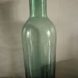 Green Glass Bottle Large Flask Vase