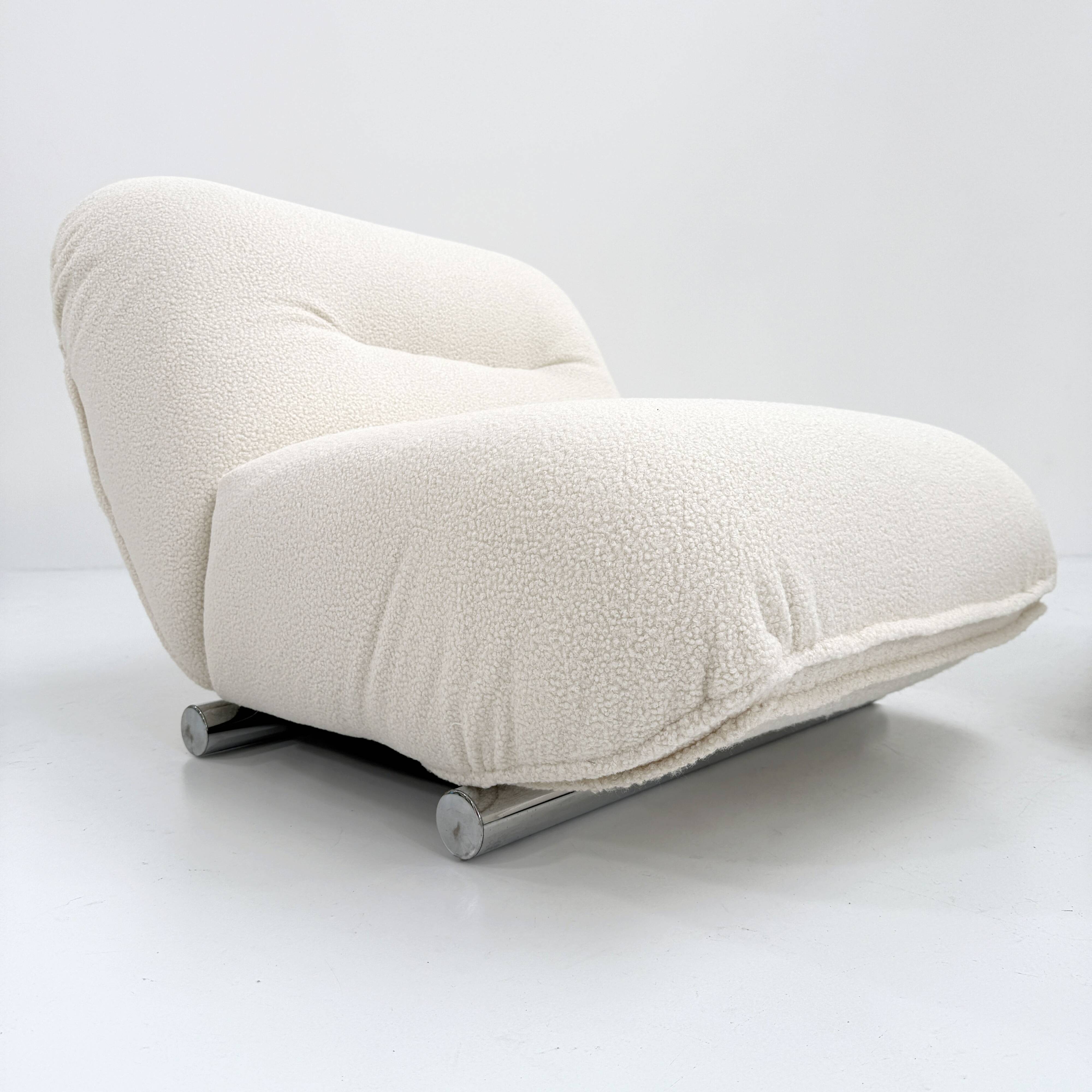 Paire de fauteuils par Giuseppe Munari pour Poltrona Munari, 1970