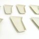 Vintage White Lacquered Ceramic Ashtray -Vide Poche by Antonia Campi for Verbano