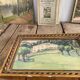 Home drawing, framed and glazed watercolor