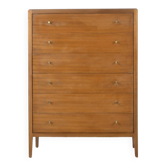 Vintage Midcentury 'Heal's' Chest Of Drawers / Tallboy In Walnut. Modern / Danish Style.
