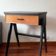 Office console vintage sewing machine furniture