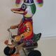 Duck mechanical toy with tinplate metal key