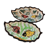 Paire de plats en Vallauris
