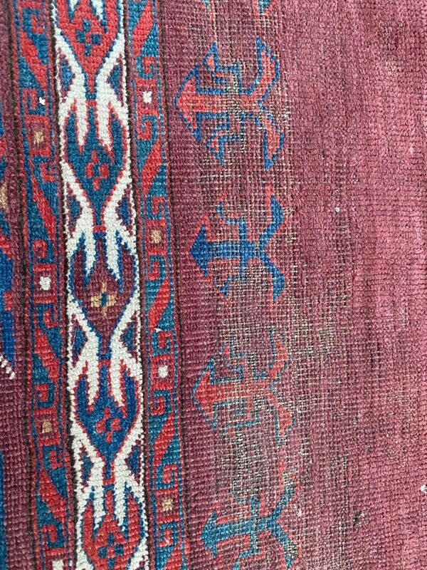 Carpet old saddle Boukhara 129x182 cm