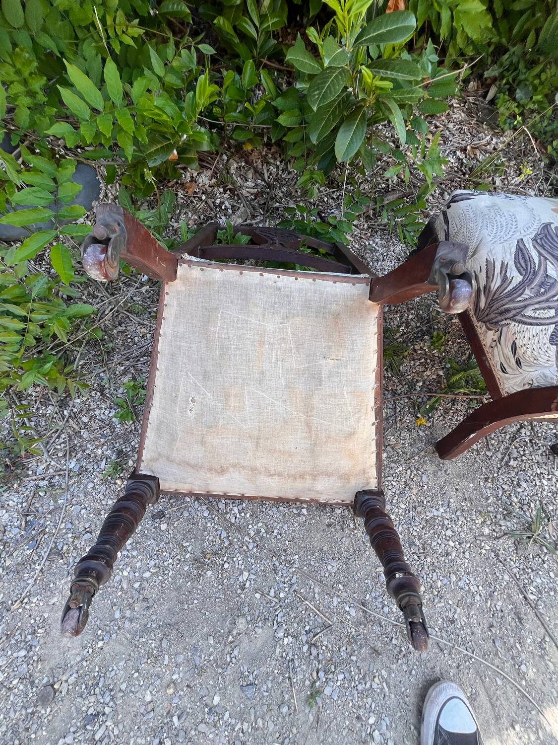Pair of low chairs